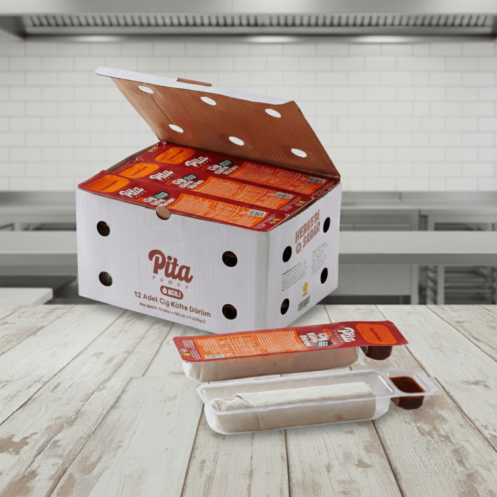 Acılı Çiğ Köfte Dürüm 12'li Paket